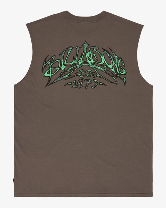 Billabong Men's Re Issue Tank Top Pewter EBYZT00493-PEW