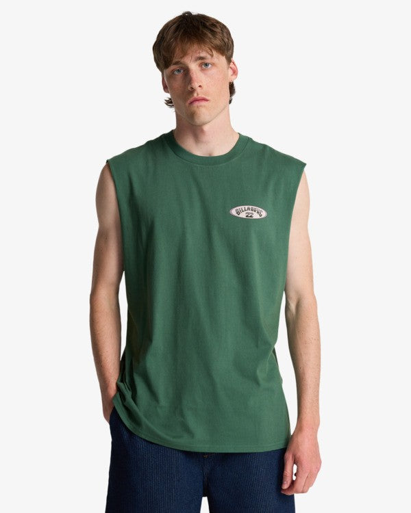 Load image into Gallery viewer, Billabong Men's Re Issue Tank Top Emerald Green EBYZT00493-GQV0

