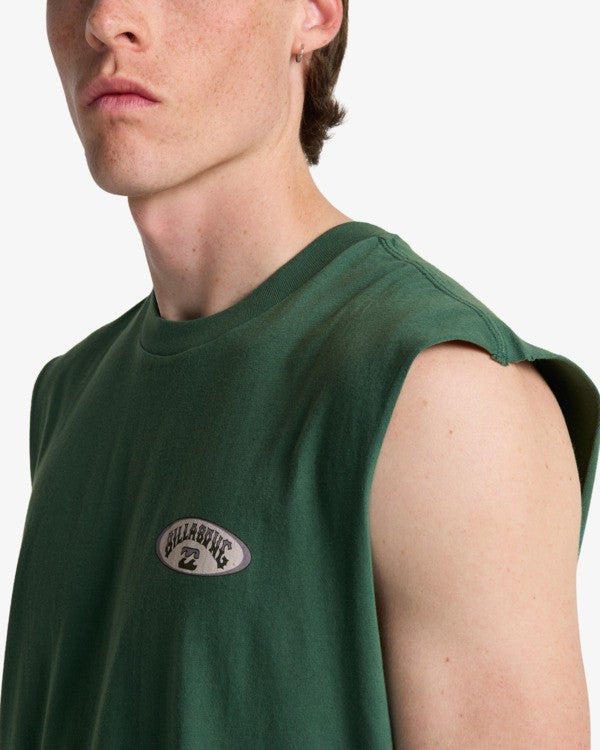 Load image into Gallery viewer, Billabong Men's Re Issue Tank Top Emerald Green EBYZT00493-GQV0
