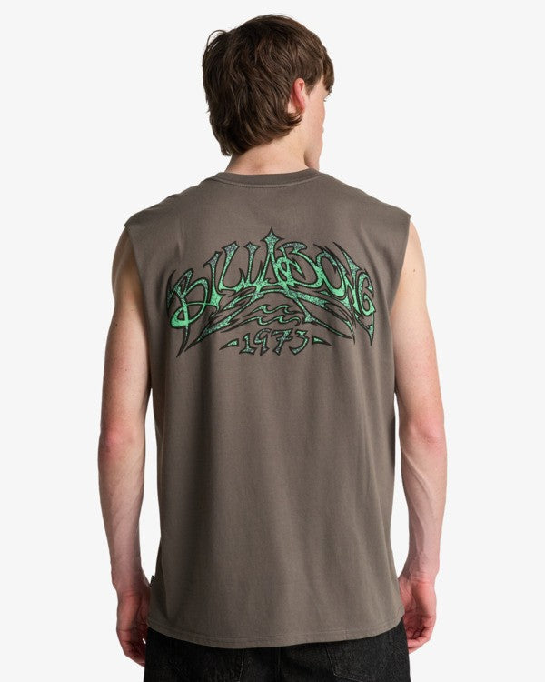 Load image into Gallery viewer, Billabong Men's Re Issue Tank Top Pewter EBYZT00493-PEW
