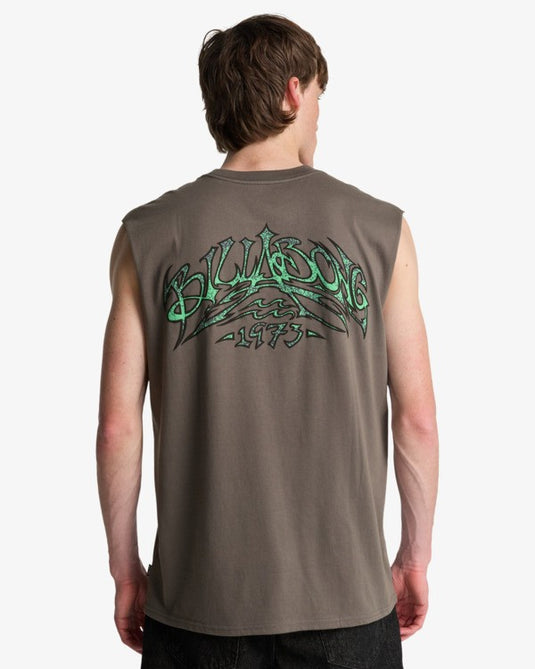 Billabong Men's Re Issue Tank Top Pewter EBYZT00493-PEW