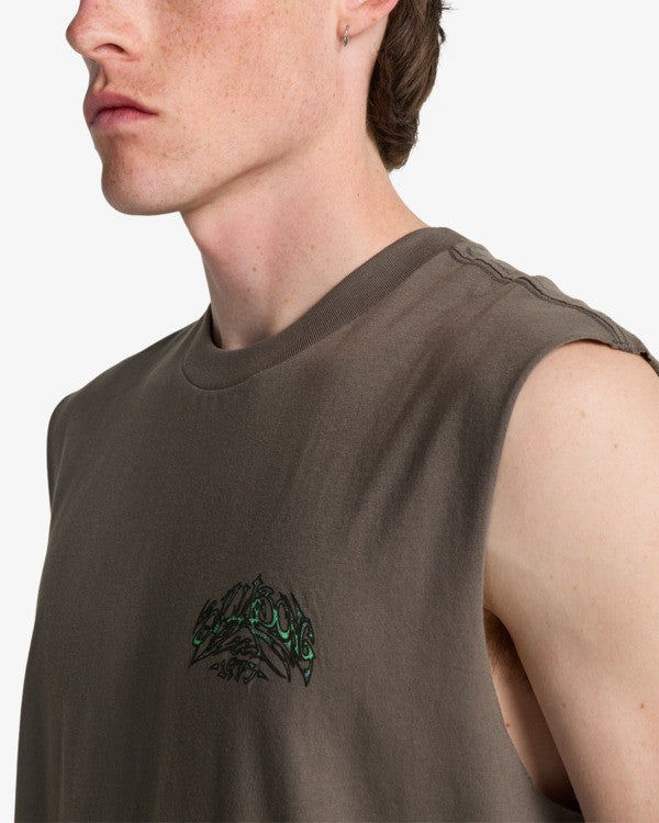 Load image into Gallery viewer, Billabong Men's Re Issue Tank Top Pewter EBYZT00493-PEW
