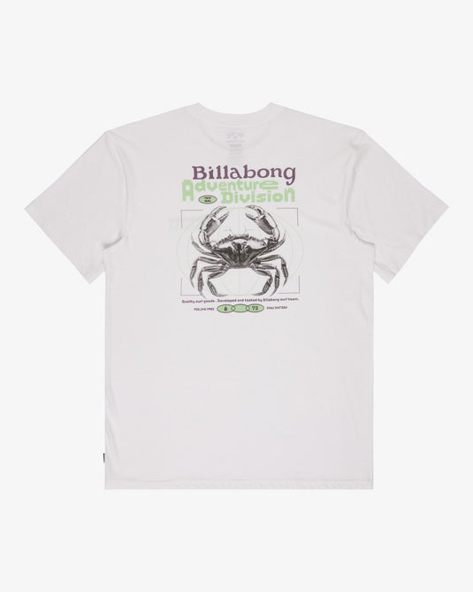 Billabong Men's Fauna Short Sleeve T-Shirt White EBYZT00499-WHT