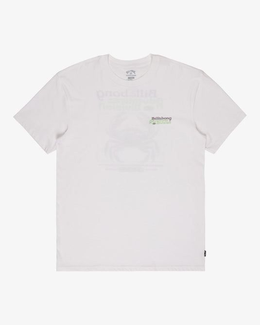 Billabong Men's Fauna Short Sleeve T-Shirt White EBYZT00499-WHT