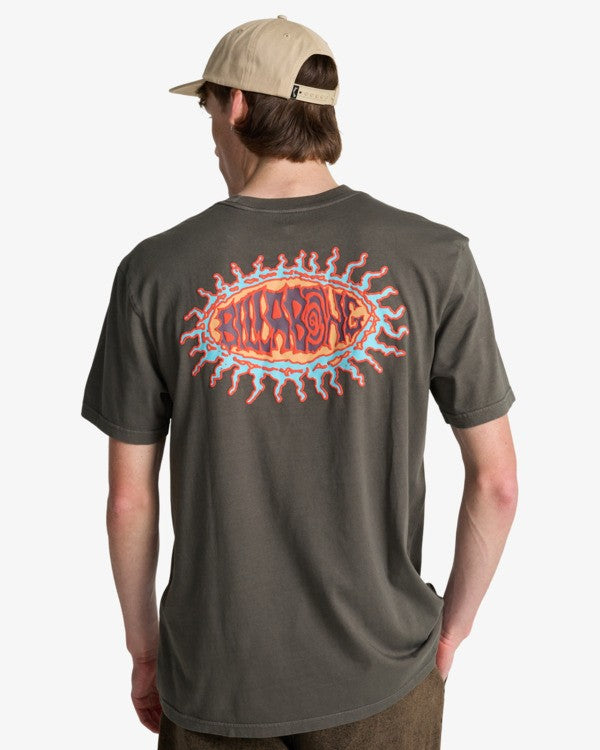 Load image into Gallery viewer, Billabong Men's Burn Out T-Shirt Pewter EBYZT00505-PEW
