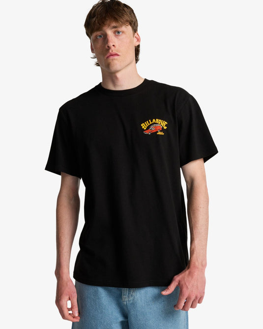 Billabong Men's Origin Short Sleeve T-Shirt Black EBYZT00520-BLK