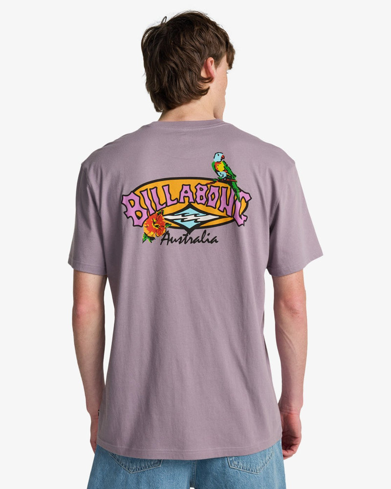 Load image into Gallery viewer, Billabong Men's Origin Short Sleeve T-Shirt Purple Ash EBYZT00520-SKW0

