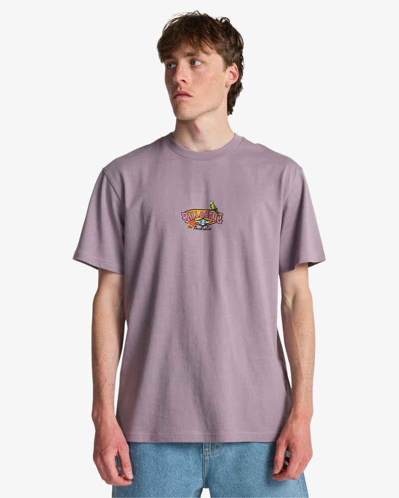 Load image into Gallery viewer, Billabong Men's Origin Short Sleeve T-Shirt Purple Ash EBYZT00520-SKW0
