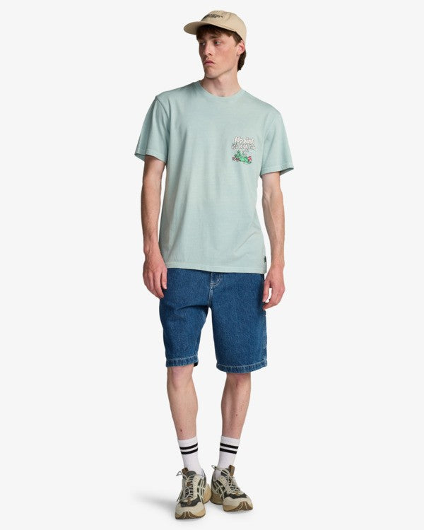 Load image into Gallery viewer, Billabong Men's Message T-Shirt Dusty Blue EBYZT00528-BFW0
