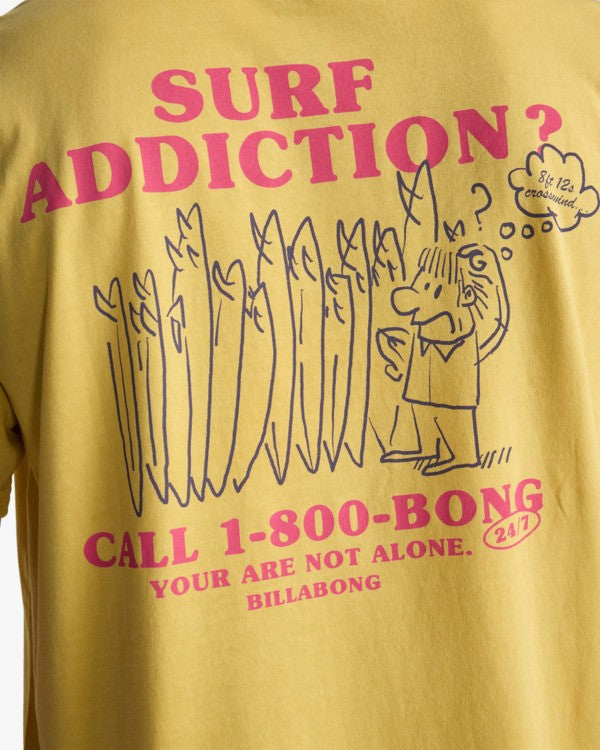 Load image into Gallery viewer, Billabong Men's Message T-Shirt Retro Yellow EBYZT00528-YGJ0
