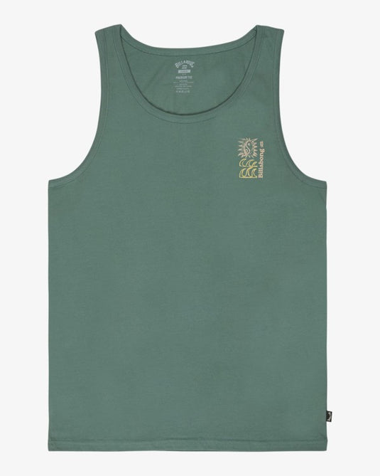 Billabong Men's Feeling Tk Tank Top Sea Green EBYZT00561-BMR0