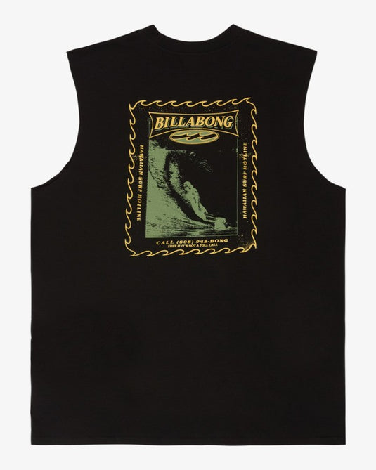 Billabong Men's Since 73 Poster Tank Top Black EBYZT00562-BLK