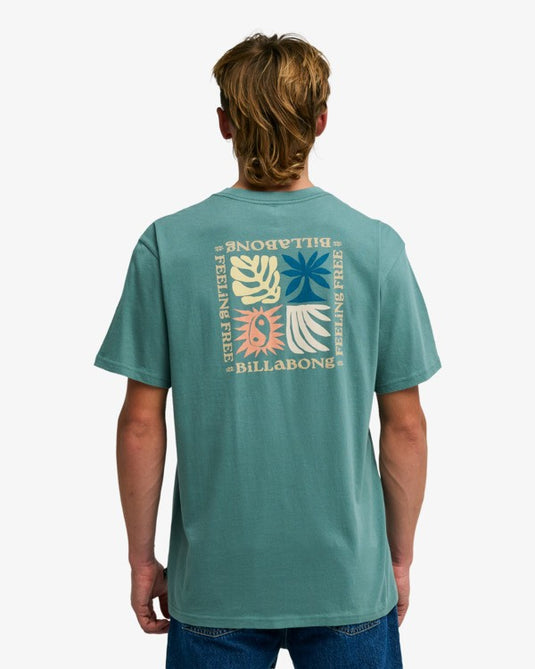 Billabong Men's Surge T-Shirt Sea Green EBYZT00563-SGR