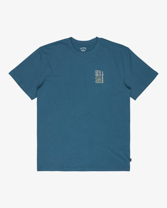 Billabong Men's The Feeling T-Shirt Real Teal EBYZT00564-BPR0