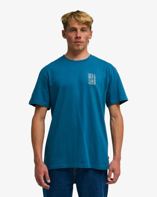 Billabong Men's The Feeling T-Shirt Real Teal EBYZT00564-BPR0