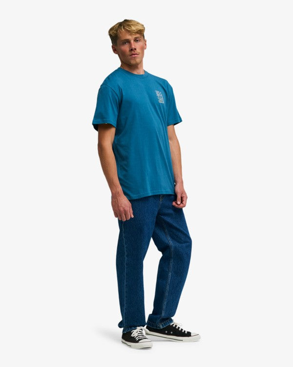 Load image into Gallery viewer, Billabong Men's The Feeling T-Shirt Real Teal EBYZT00564-BPR0
