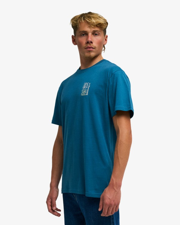 Load image into Gallery viewer, Billabong Men's The Feeling T-Shirt Real Teal EBYZT00564-BPR0
