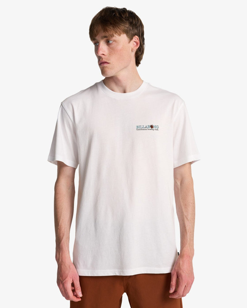 Load image into Gallery viewer, Billabong Men's Gentlemen Short Sleeve T-Shirt White EBYZT00579-WHT
