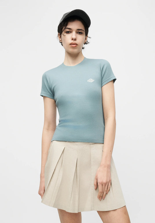 Dickies Women's Gladeville Mid Weight T-Shirt Stormy Sea DK0A87QBL371