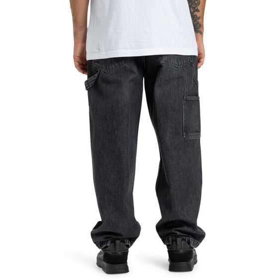 DC Men's Worker Baggy Carpenter Bac Black EDYDP03432-KVJ0