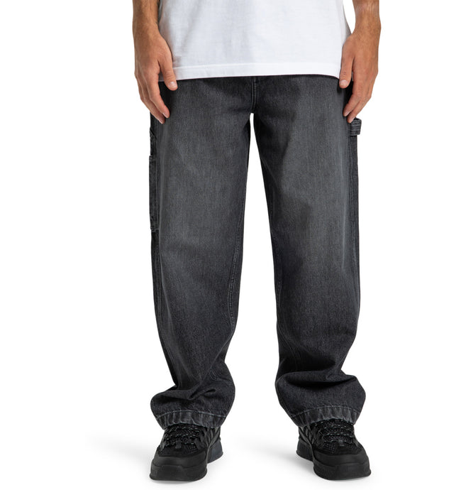 DC Men's Worker Baggy Carpenter Bac Black EDYDP03432-KVJ0