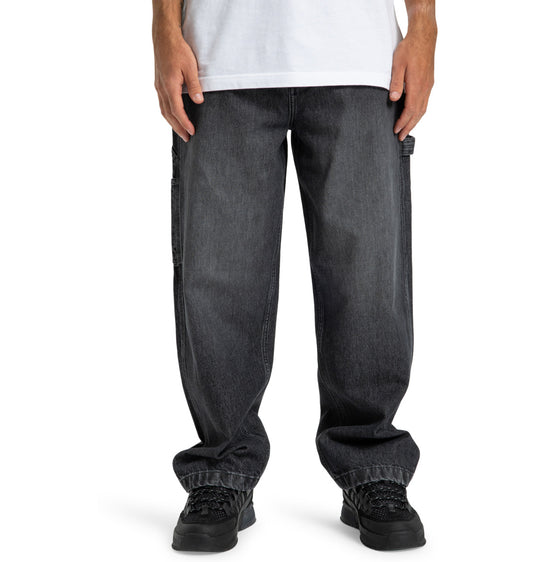 DC Men's Worker Baggy Carpenter Bac Black EDYDP03432-KVJ0