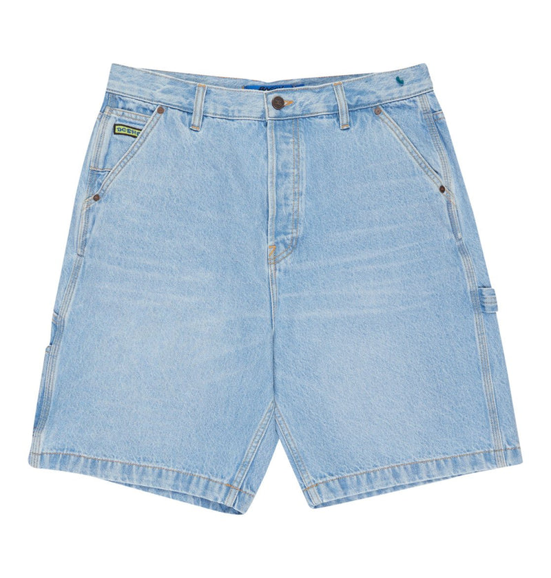 Load image into Gallery viewer, DC Men's Baggy Denim Carpenter Shorts Indigo Light EDYDS03037-BFBW
