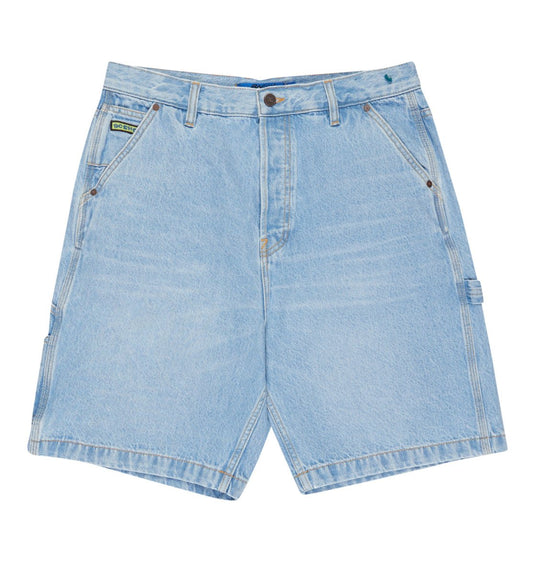 DC Men's Baggy Denim Carpenter Shorts Indigo Light EDYDS03037-BFBW