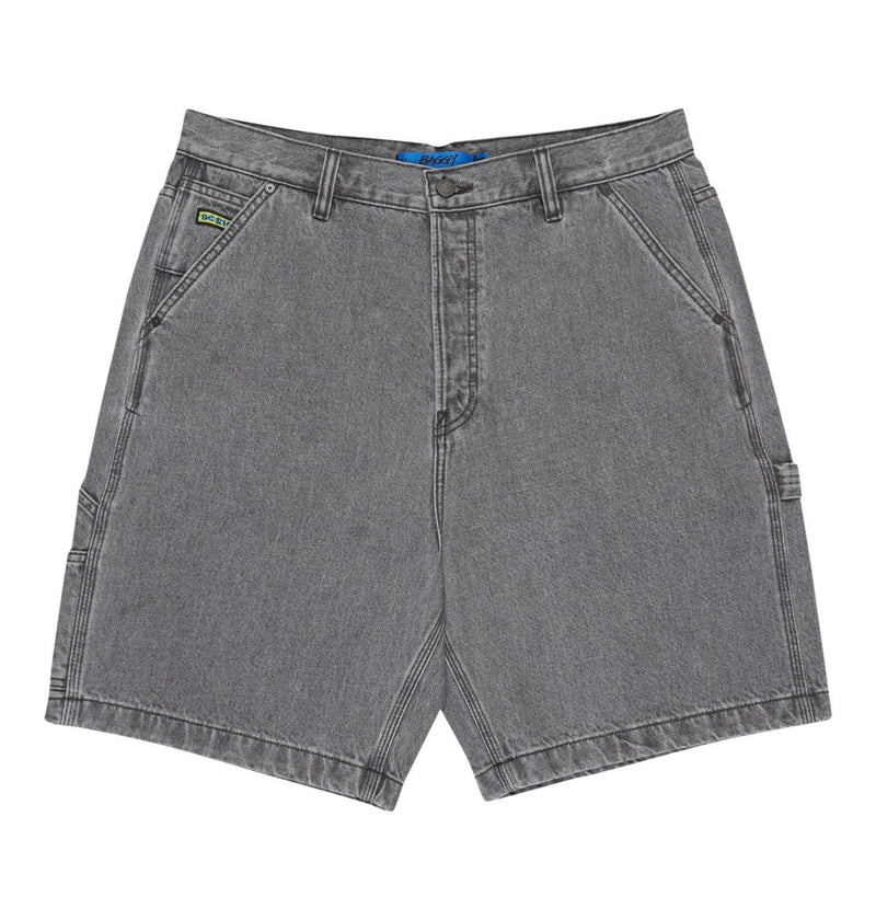 Load image into Gallery viewer, DC Men's Baggy Denim Carpenter Shorts Medium Grey EDYDS03037-KPVW

