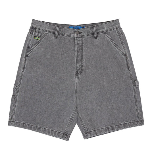 DC Men's Baggy Denim Carpenter Shorts Medium Grey EDYDS03037-KPVW
