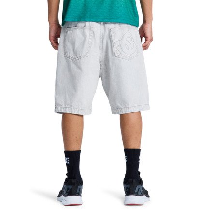 DC Men's Baggy Denim Shorts Wild Dove EDYDS03038-SLA0
