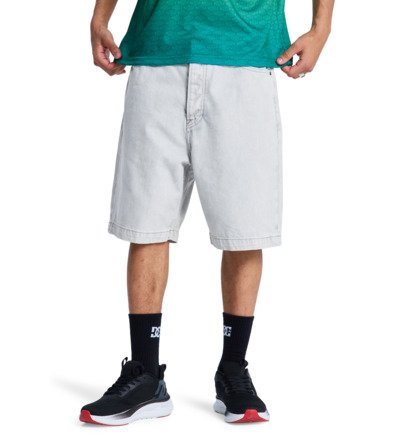 DC Men's Baggy Denim Shorts Wild Dove EDYDS03038-SLA0
