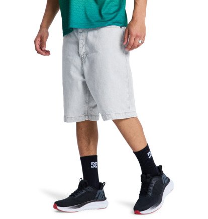 DC Men's Baggy Denim Shorts Wild Dove EDYDS03038-SLA0