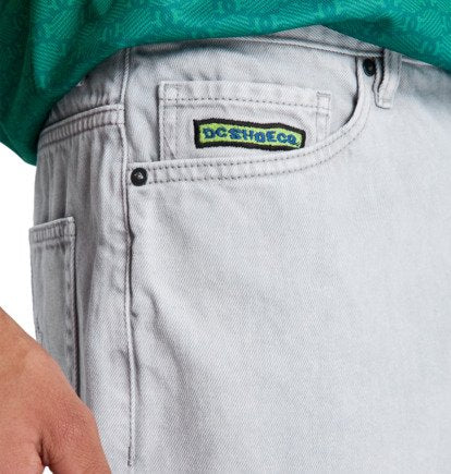 DC Men's Baggy Denim Shorts Wild Dove EDYDS03038-SLA0