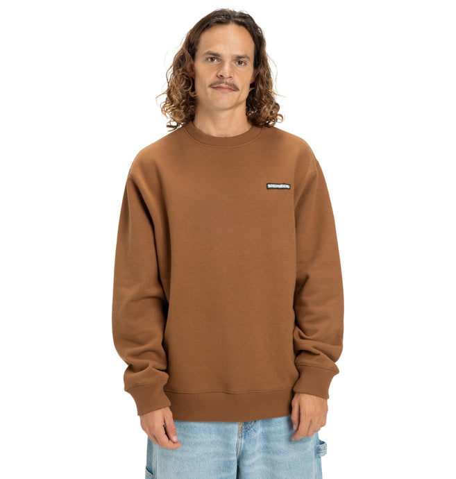 DC Men's Patch It Sweatshirt Toffee EDYFT03548_CQF0