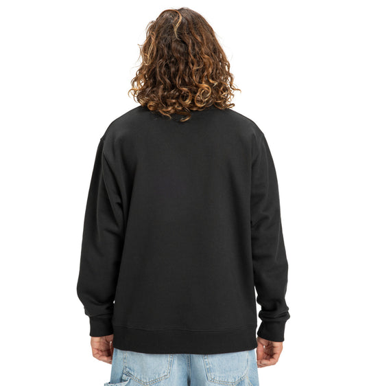 DC Men's Patch It Sweatshirt Black EDYFT03548_KVJ0