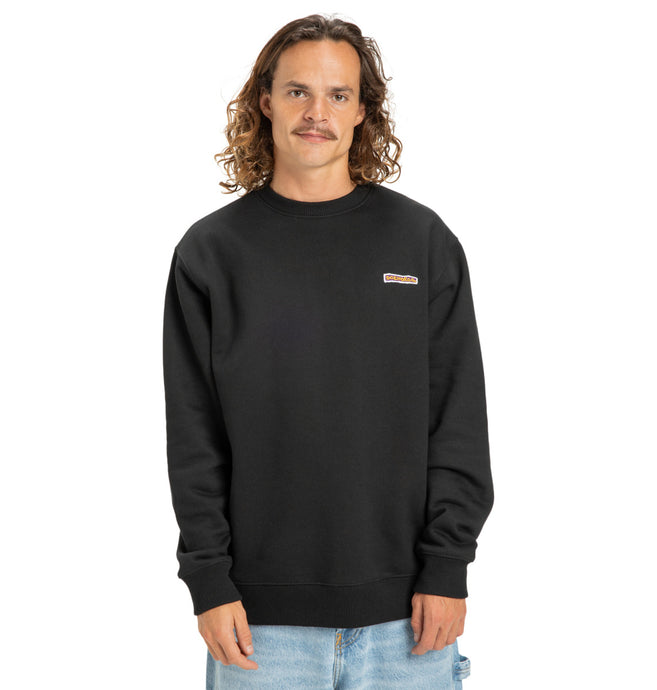 DC Men's Patch It Sweatshirt Black EDYFT03548_KVJ0