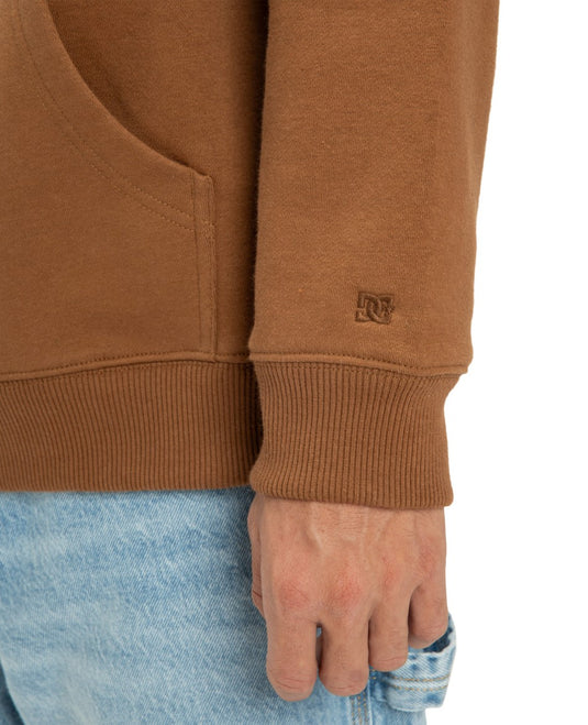 DC Men's Patch It Hoodie Toffee EDYFT03549_CQF0