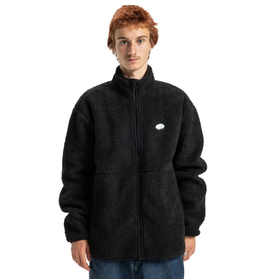 DC Men's Vault Zip Polar Fleece Black EDYFT03552-KVJ0