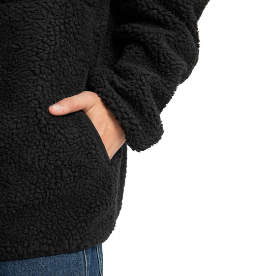 DC Men's Vault Zip Polar Fleece Black EDYFT03552-KVJ0