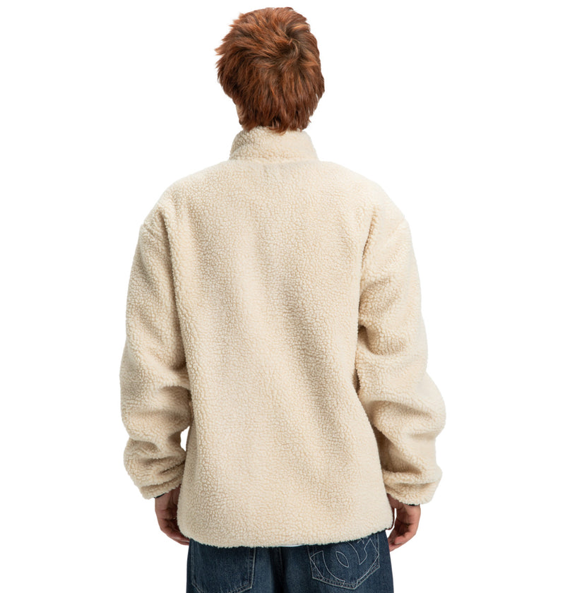 Load image into Gallery viewer, DC Men's Vault Zip Polar Fleece Oatmeal EDYFT03552-TFL0
