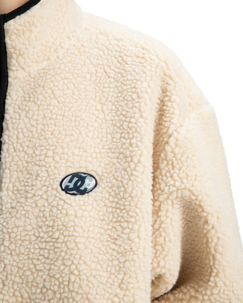 Load image into Gallery viewer, DC Men's Vault Zip Polar Fleece Oatmeal EDYFT03552-TFL0
