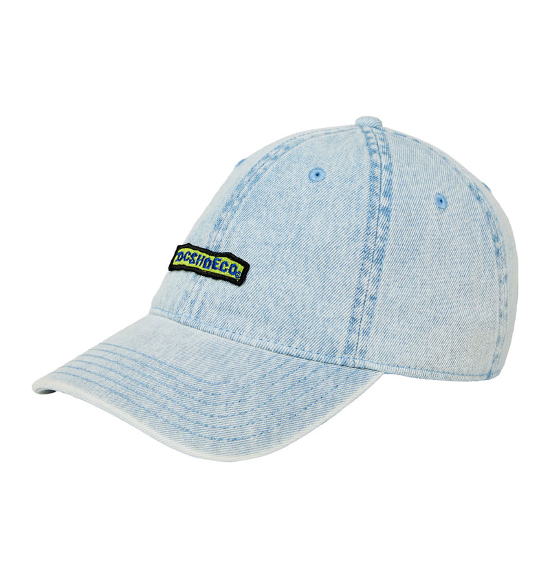 Load image into Gallery viewer, DC Men's Patch It Strapback Cap Blue Fog EDYHA03175-BGJ0
