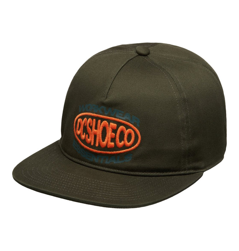 Load image into Gallery viewer, DC Men's Circle Bound Cap Bronze Green EDYHA03202-GQQ0
