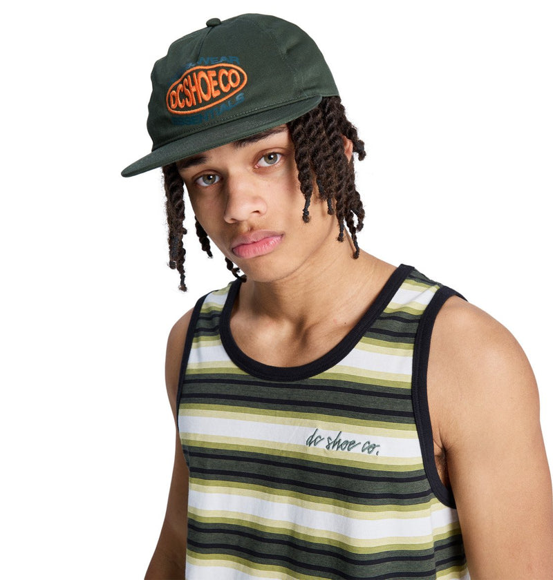 Load image into Gallery viewer, DC Men's Circle Bound Cap Bronze Green EDYHA03202-GQQ0
