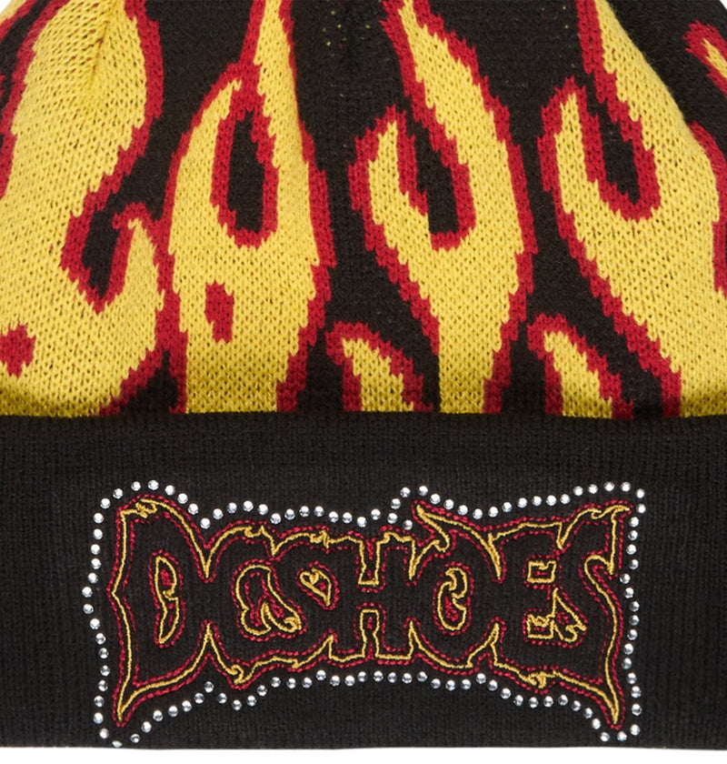 Load image into Gallery viewer, DC Unisex Burning Beanie Black EDYHA03213-KVJ0

