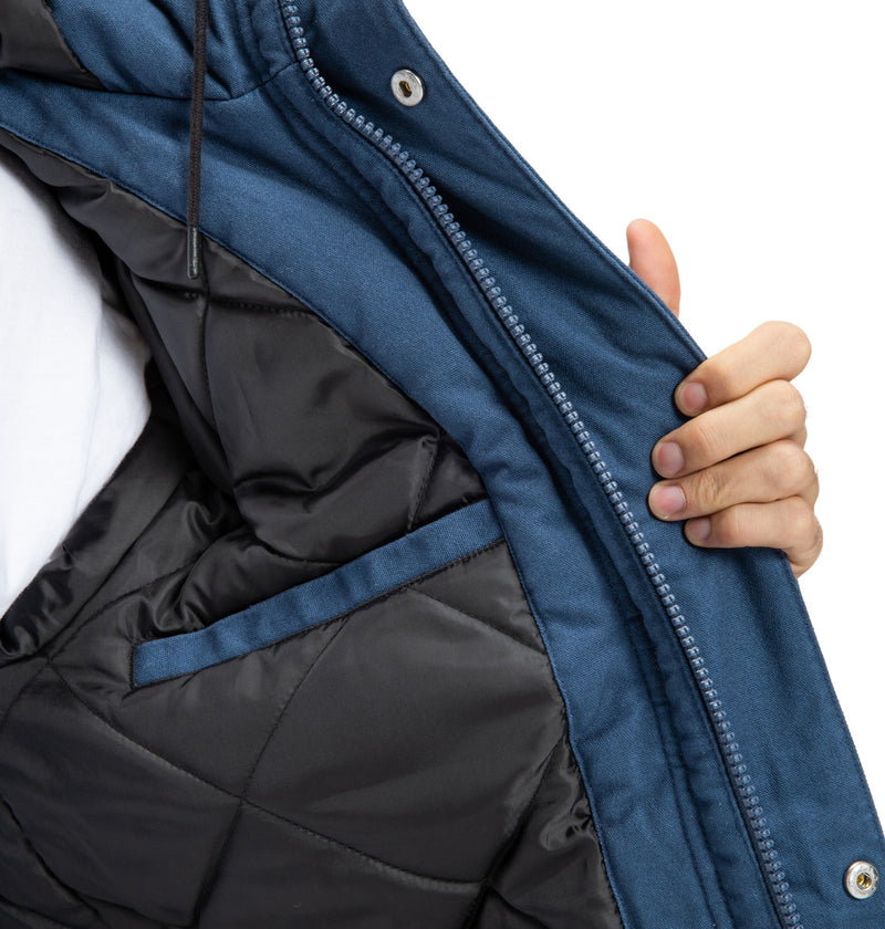 Load image into Gallery viewer, DC Men&#39;s Juryfield Padded Jacket Dark Denim EDYJK03262-BRQ0
