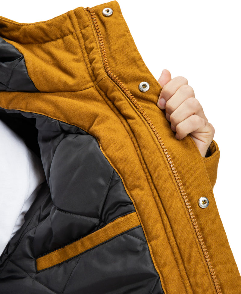 Load image into Gallery viewer, DC Men&#39;s Juryfield Padded Jacket Golden Brown EDYJK03262-CPD0
