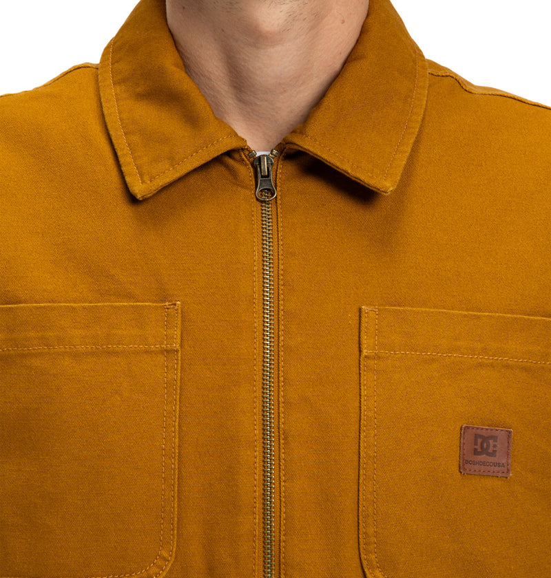 Load image into Gallery viewer, DC Men&#39;s Keyless Workwear Jacket Golden Brown EDYJK03264-CPD0

