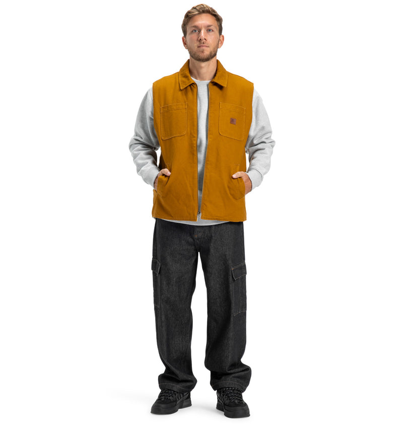 Load image into Gallery viewer, DC Men&#39;s Keyless Workwear Jacket Golden Brown EDYJK03264-CPD0
